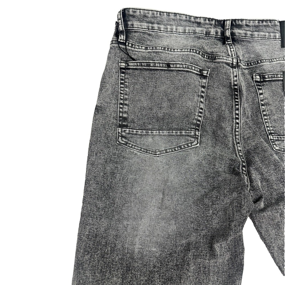 MBX Men's Los Ángeles Denim Jeans 36X32 Slim Straight Stretch Wash Ludlow Jeans - Picture 12 of 16